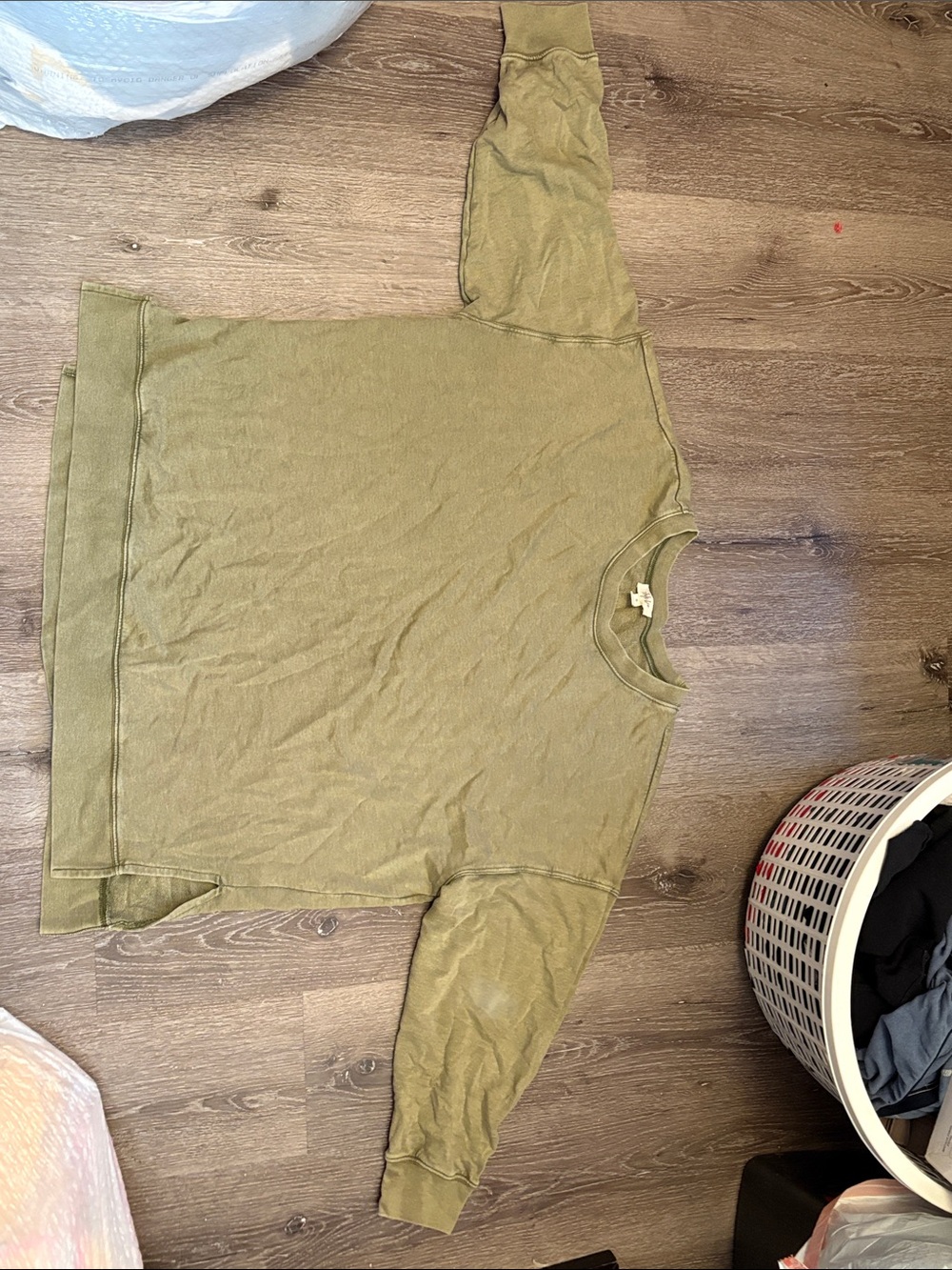 Style & Co. Olive Crewneck Sweater